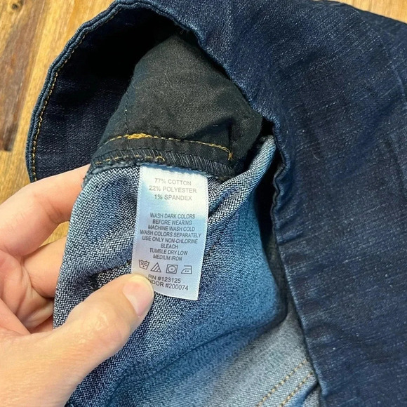 Chadwick’s of Boston pull on denim skirt with back slit size 10 womens - Picture 4 of 8